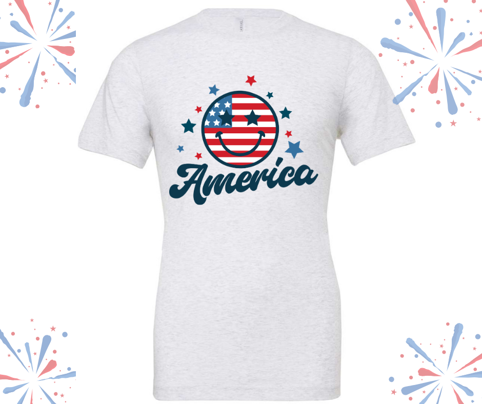 America smiley face