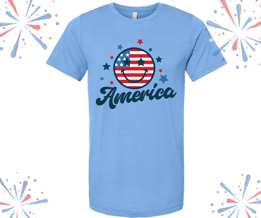 America smiley face