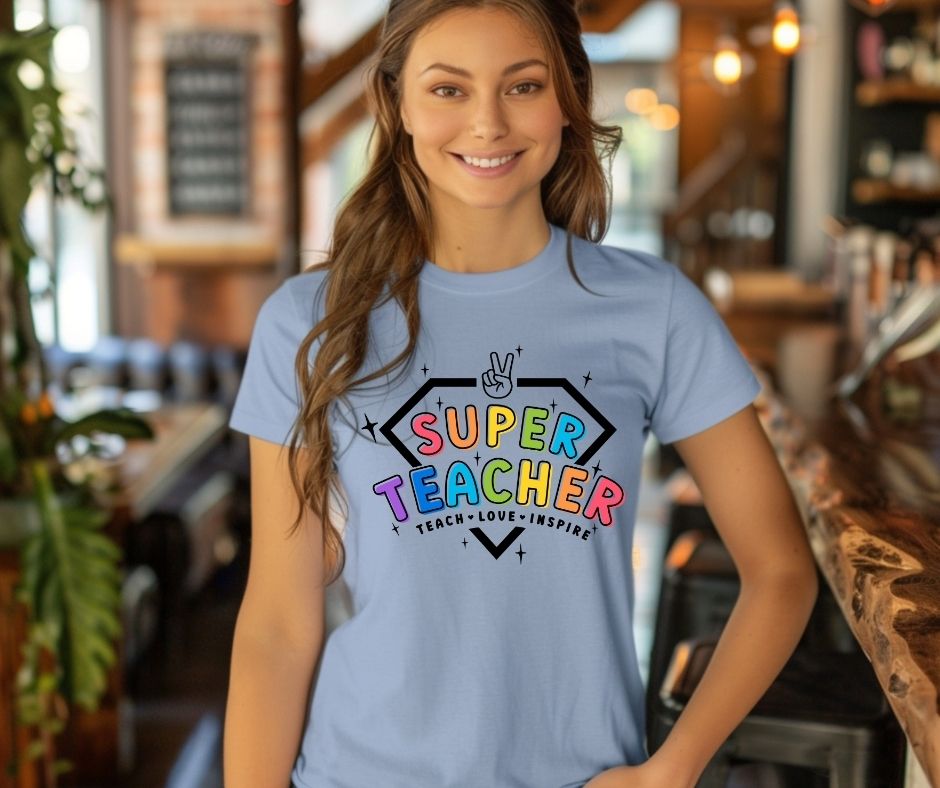 Super Teacher Colorful