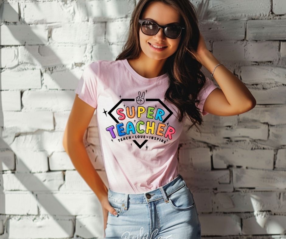 Super Teacher Colorful