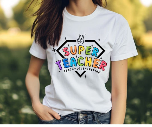 Super Teacher Colorful