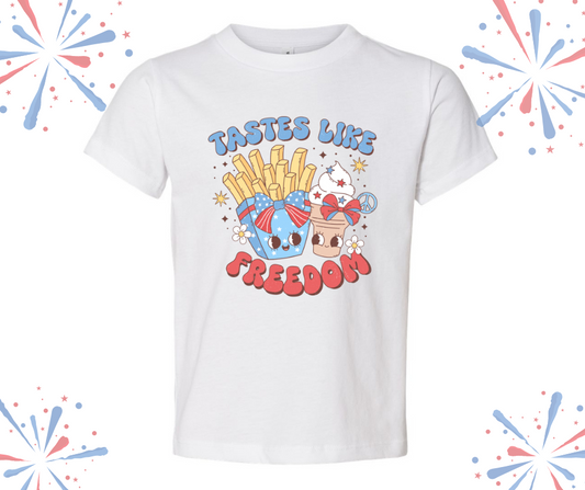 Tastes like freedom-Toddler t shirt