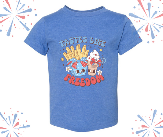 Tastes like freedom-Toddler t shirt