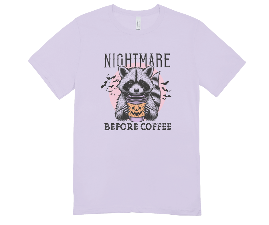 Racoon Nightmare Before Coffee