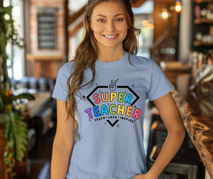 Super Teacher Colorful